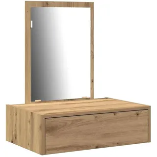 vidaXL Schminktisch Wandmontage Artisan Eiche 60x40x70 cm