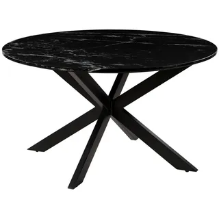 MASSIVMOEBEL24.DE BARCELONA Ø 137 cm schwarz