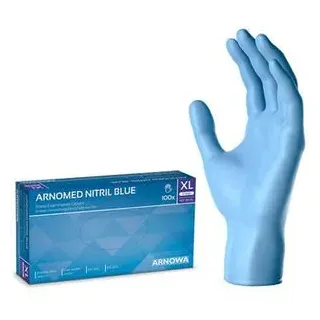 arnomed Nitril Blue, blau, puderfrei 10/XL