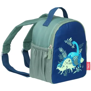 Thermos Kinder-Lunchtasche 4,00 l, isoliert, Dinosaurier grün/blau | Kinderrucksack mit verstellbaren Gurten, Seitenfächern, Tragegriff und Namensschild, Lunchbag ideal für Kindergarten,Kita