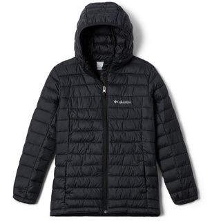 Columbia Girl's Silver Falls Hooded Puffer Jacket, BLACK, L