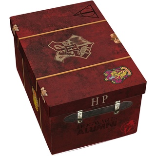 Harry Potter Fanpaket - Hogwarts Suitcase - Premium Geschenk-Set - rot  - Lizenzierter Fanartikel - Standard