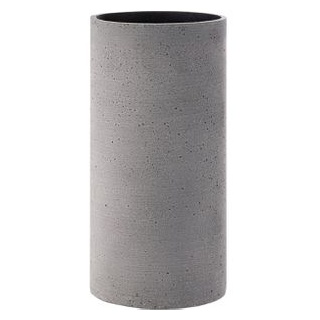 Blomus Vase 65626 Coluna Beton, Polyresin, grau, Tischvase, rund, Höhe 24 cm