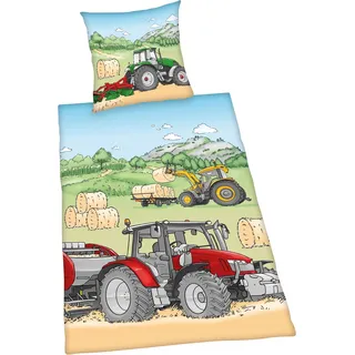 Herding Young Collection Traktor 135 x 200 cm + 80 x 80 cm