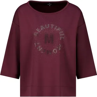 Monari Rundhalspullover 809840 sanfte Haptik rot XXXL (46)