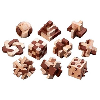 Holzpuzzle Sortiment, Puzzlespiel, für 1 Spieler, ab 6 Jahren
