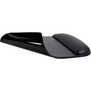StarTech.com Mouse Pad with Hand rest, 6.7x7.1x 0.8" (17x18x2cm), Ergonomic Mouse Pad with Wrist Support, Desk Wrist Pad w/ Non-Slip PU Base, Cushioned Gel Mouse Pad w/ Palm Rest - Mauspad mit Handgelenkpolsterkissen - Schwarz - TAA-konform