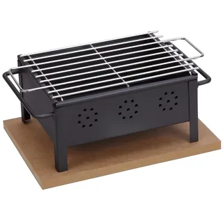 Sauvic Tischgrill ínkl. Edelstahl Rost 25 x 20 cm 02905