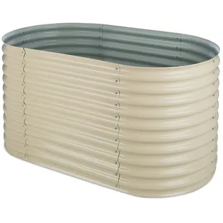 Blumfeldt High Grow Hochbeet 160 x 80 x 80 cm Beige
