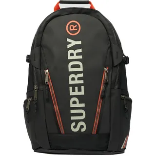 Superdry Damen Tarp Rucksack Schwarz/Pelikan 1SIZE