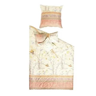 Bassetti Bettwäsche Granfoulard Bettwäsche Fong, glatter, weicher Baumwollstoff orange