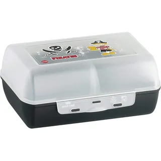 Emsa Frischhaltedose Emsa Brotdose Pirate 28 x 28 x 18 cm schwarz