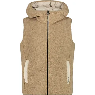 CMP Damen Hoodie Weste (Größe XXL, beige)