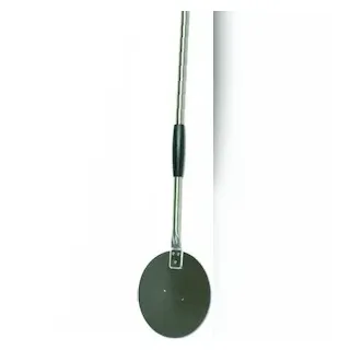 METRO PROFESSIONAL Pizzaschaufel, Edelstahl, 23 x 173 cm, mit langem Griff, schwarz