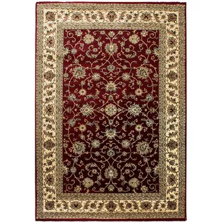 KADIMA DESIGN Tannheim Kurzflorteppich 240 x 340 cm Rot