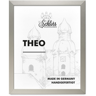 Schloss BILDERRAHMEN Theo 70x90 cm, Dekor Alu Gebürstet
