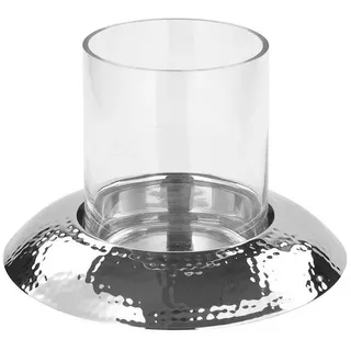 Fink Windlicht Napa Aluminium/Glas Silber
