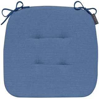 Magma Stuhlkissen Fino 41x41x3,5 cm | blau - blau