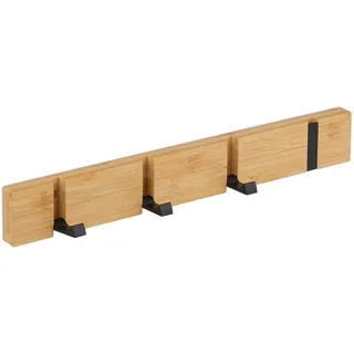 Relaxdays Garderobenleiste Relaxdays 40 x 5,5 x 5 cm Hellbraun/Braun