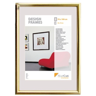 Kunststoff Bilderrahmen Design Frames gold, 50 x 60 cm