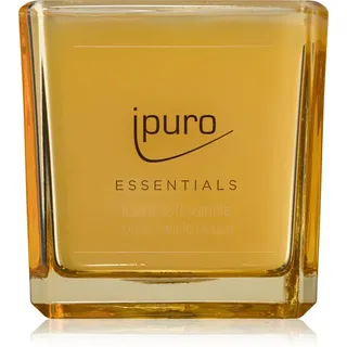 ipuro Essentials Soft Vanilla Duftkerze 125 g gelb