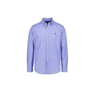 Ralph Lauren Langarmhemd Blau gestreift M