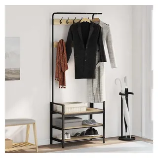 vidaXL Garderobenständer Sonoma-Eiche 75 x 34 x 184 cm Braun