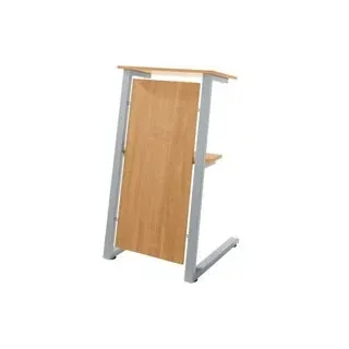 Schäfer Shop Select Stehpult, Stahlrohr/Spanplatte, B 590 x T 620 x H 1120/1060 mm, Buche