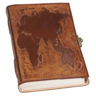 Gusti Leder Notizbuch Ronda B6 Braun