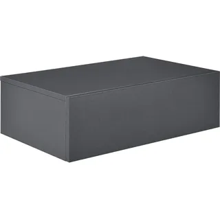 [en.casa] Wandregal Oslo 2er Set 46x30x15cm Dunkelgrau