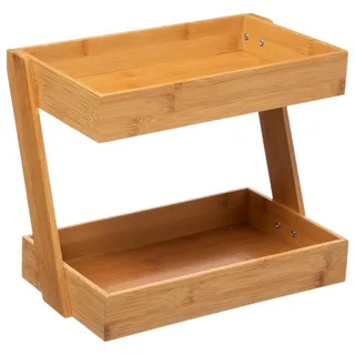 5Five Küchen-Organizer aus Bambus, 2 Ebenen