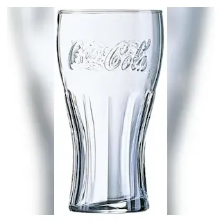 12x Arcoroc COCA-COLA Konturglas Inhalt 37 cl Füllstrich 0,3 ltr
