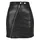 Synthetic Leather Biker Kurzer Rock Black S