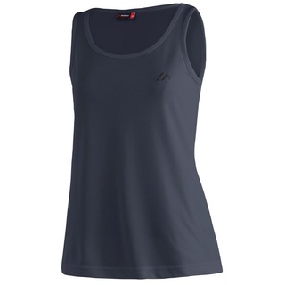 Maier Sports Funktionsshirt Petra Damen Tank-Top für Sport und Outdoor-Aktivitäten, ärmelloses Shirt blau