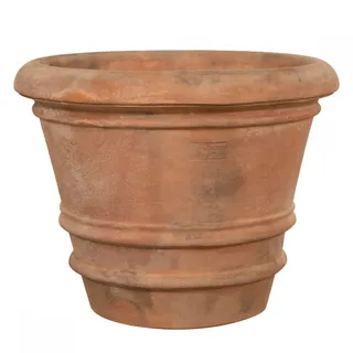 Biscottini Terrakotta töpfe 50x50x40 cm | Pflanzentopf Gross Made in Italy | Terracotta blumentopf groß | Terracotta Topf für den Garten