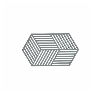 ZONE Denmark Hexagon Untersetzer large, Cool Grey