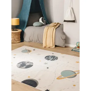 benuta Apollo Kinderteppich 120 x 170 cm Weiß