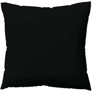 Schlafgut Kissenbezug einzeln 80x80 cm | off-black  Kissenbezug EASY Jersey