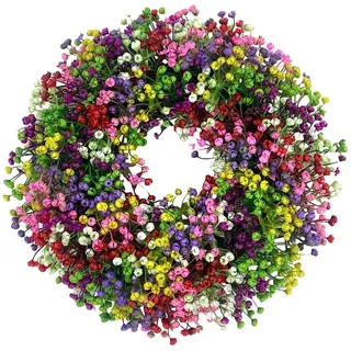Türkranz - Außen & Innen, Ganzjährig, Herbst & Sommer, Frühlingskranz - Große Künstliche Kränze für Zuhause, Party & Festival-Dekoration