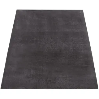 KADIMA DESIGN Kurzflorteppich,, einfarbig, Anthrazit, 200 x 280 cm
