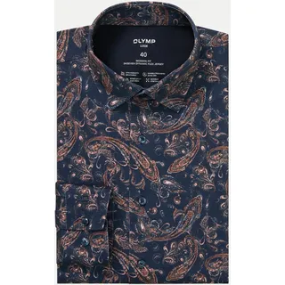 Olymp Langarmhemd Blau 40