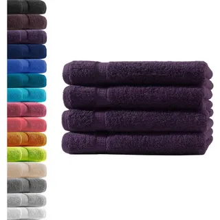 Hometex Premium Textiles Handtuch 50 x 100 cm lila