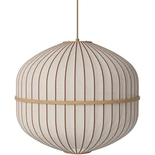 Bolia - Lucén Pendelleuchte Octagon Ø 62 x H 55 cm, sand / Eiche geölt