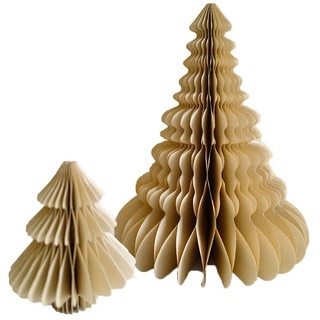 Papier-Weihnachtsbaum, 2 Stück/Set, Weihnachtsbaum-mittelstück, Dekoration, Waben-Design, Weihnachtsbaum, Partygeschenke, Baum