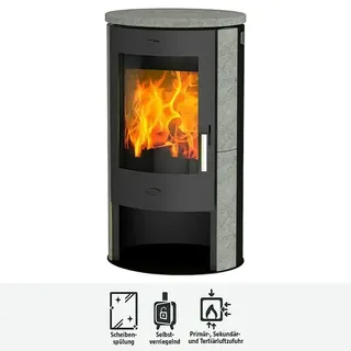 Fireplace Kaminofen Trend  (6 kW, Raumheizvermögen: 108 m3, Material Verkleidung: Speckstein, Schwarz)