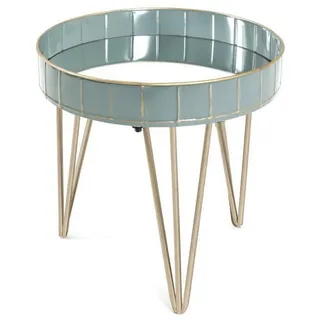 HAKU Beistelltisch Haku Beistelltisch ø 41 cm gold-grau-blau
