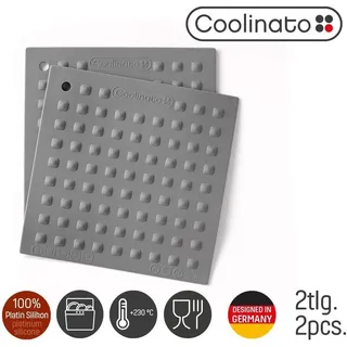 Coolinato Topflappen Set 2tlg Silikon