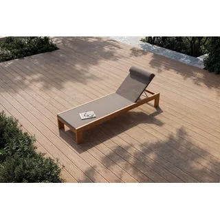 OUTFLEXX Gartenliege Bali grau
