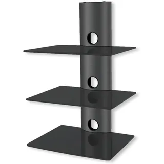 Multimedia Wandregal DRS 103 - Belastbarkeit max 10kg/Boden - schwarz