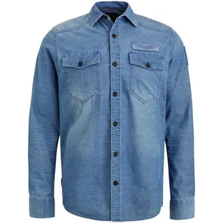 PME LEGEND Langarmhemd blau XL